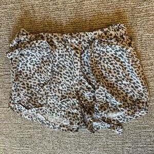 AERIE Leopard Print Shorts